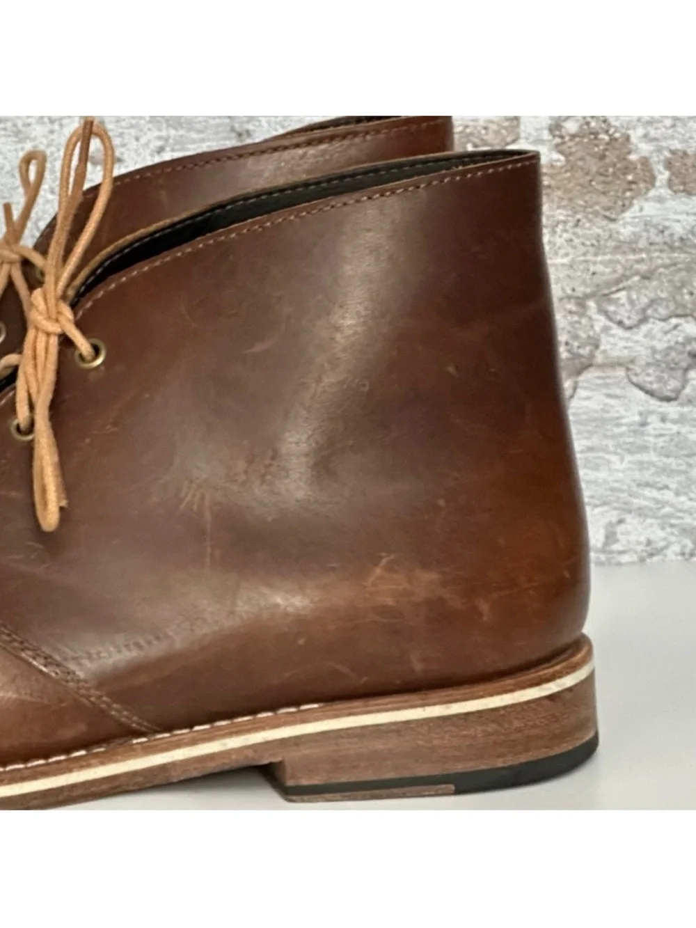 Men's Helm Brown Declan Leather Chukka Boots 11